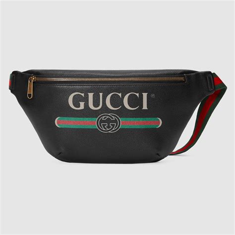 gucci printed leather belt bag|ellen adarna Gucci belt bag.